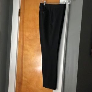 J Crew bi stretch wool ankle pants in black